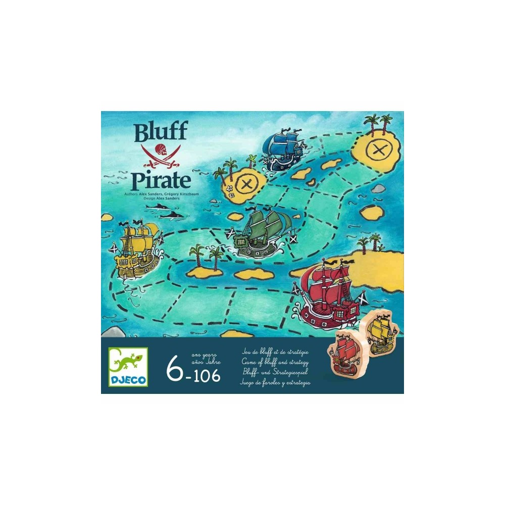 Gra planszowa zabawa i bleff Bluff Pirate - Djeco