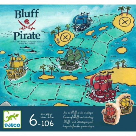 Gra planszowa zabawa i bleff Bluff Pirate - Djeco