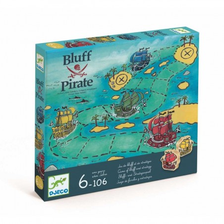 Gra planszowa zabawa i bleff Bluff Pirate - Djeco