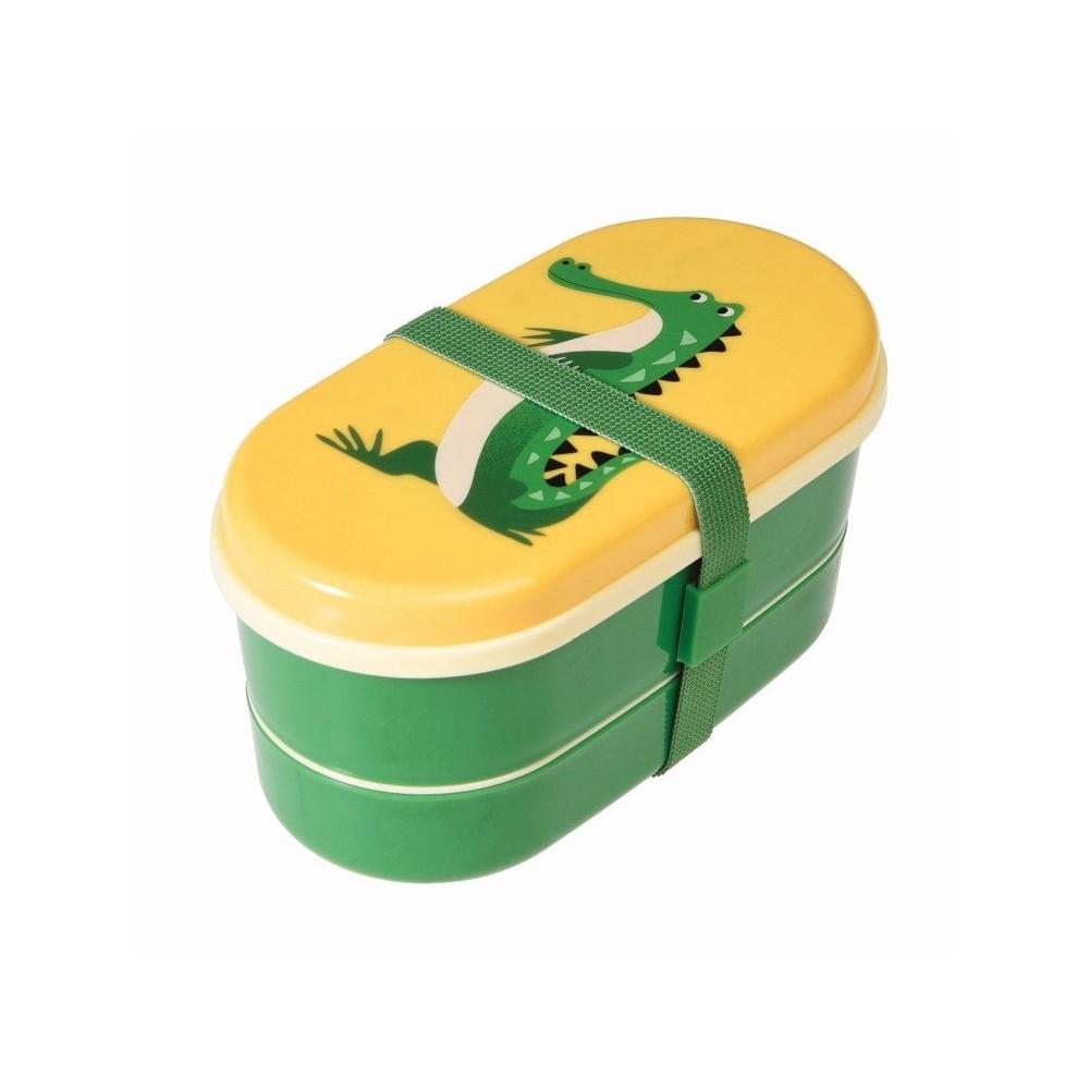 Lunchbox ze Sztućcami Śniadaniówka Krokodyl - Rex London