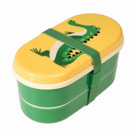 Lunchbox ze Sztućcami Śniadaniówka Krokodyl - Rex London