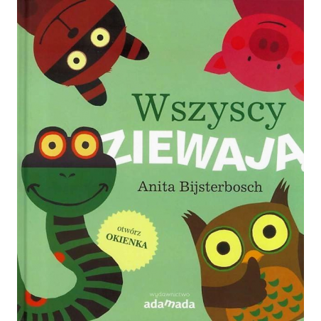 Wszyscy ziewają. Książka z otwieranymi okienkami