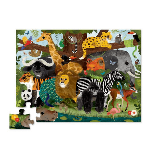 Puzzle 36 el. Zwierzęta z Dżungli - Crocodile Creek