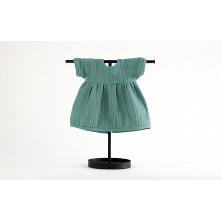 Sukienka Muślinowa Frosty Green do Lalki 38 cm - Miniland