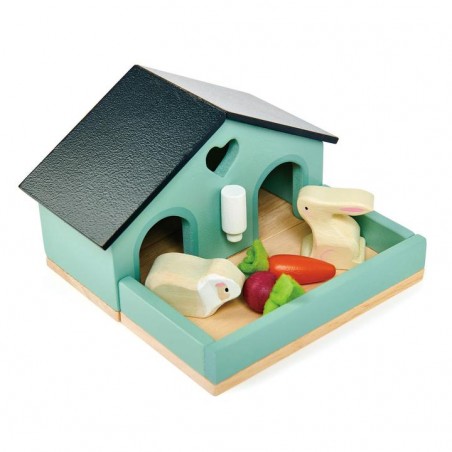 Drewniane figurki do zabawy, króliczki - Tender Leaf Toys