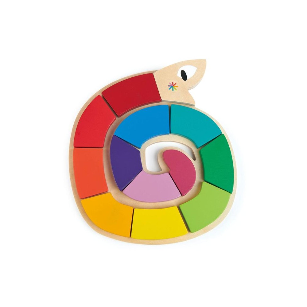 Kolorowy wąż, kolory i kształty - Tender Leaf Toys