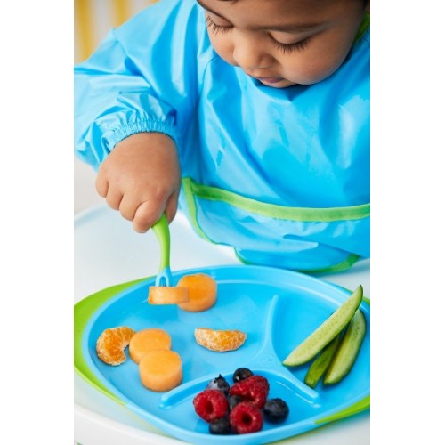 B.box - pierwsze sztućce do nauki jedzenia Toddler cutlery set niebieski