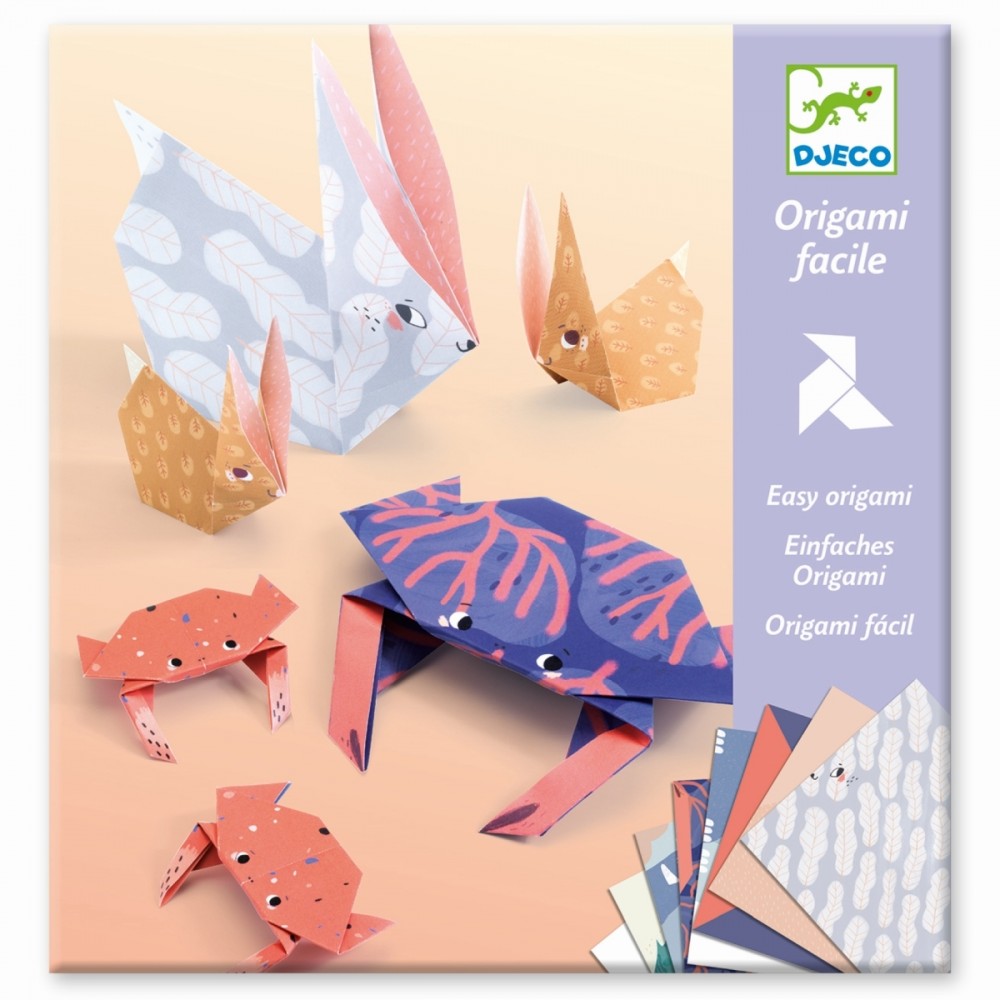 Origami Zwierzęta z Papieru Family - Djeco