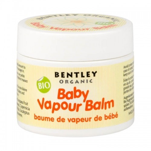 Balsam ułatwiający oddychanie Baby Vapour Balm 50g - Bentley Organic