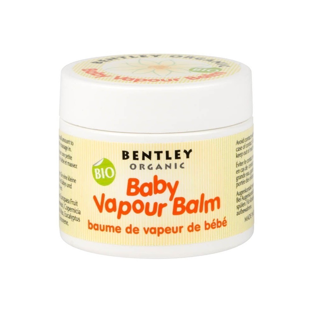 Balsam ułatwiający oddychanie Baby Vapour Balm 50g - Bentley Organic