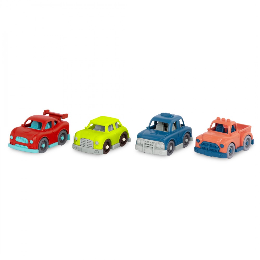 Zestaw 4 małych autek MINI RIDERS kabriolet  - Wonder Wheels
