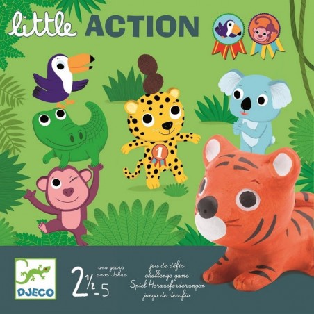 Gra planszowa 2+ Wyzwanie Little Action - Djeco