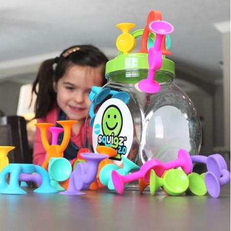 Silikonowe Przyssawki Squigz 36el.- Fat Brain Toys