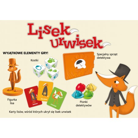 Lisek urwisek. Gra planszowa