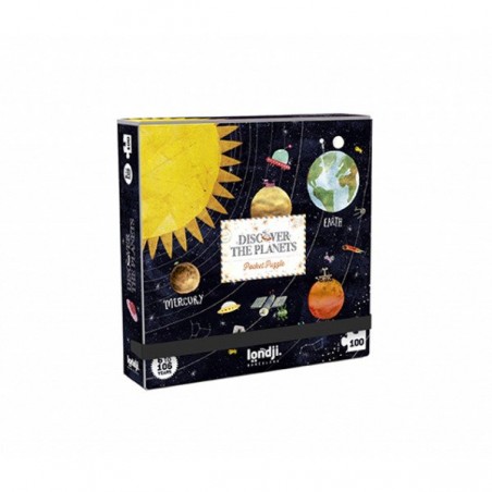 Mini Puzzle Kosmos Odkryj Planety 100 el.- Londji