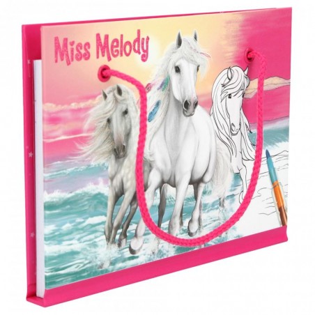 Kolorowanka z Kredką Modułową Konie - Miss Melody