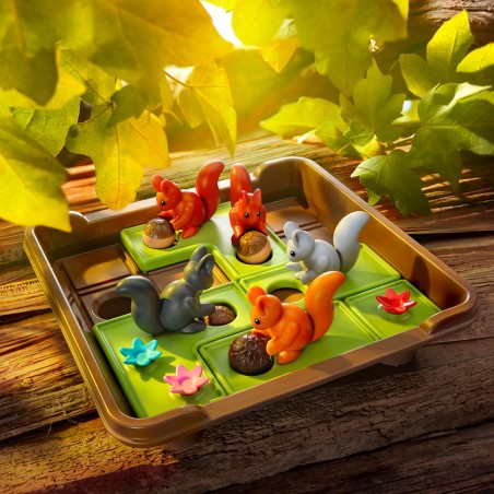 Gra Planszowa dla dzieci 6+ Squirrels Go Nuts XXL - Smart Games