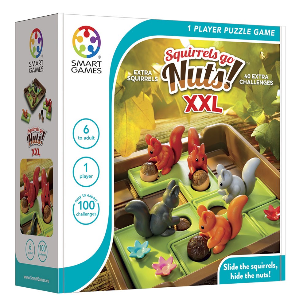 Gra Planszowa dla dzieci 6+ Squirrels Go Nuts XXL - Smart Games