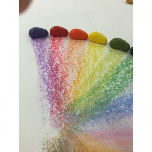 Kredki kamienie w bawełnianym woreczku 32 kolory – Crayon Rocks