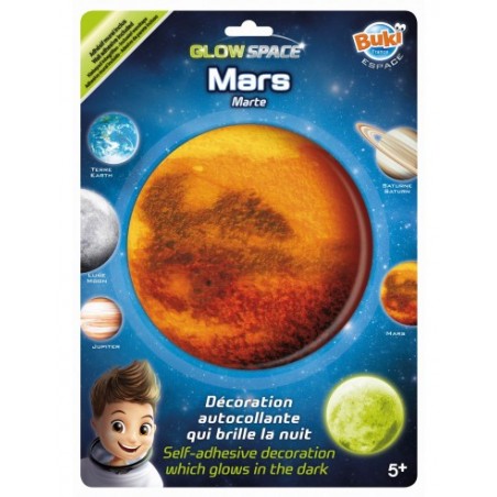 Planeta Mars świecąca w ciemności - Buki