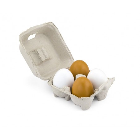 Drewniane jajka w wytłaczance - Viga