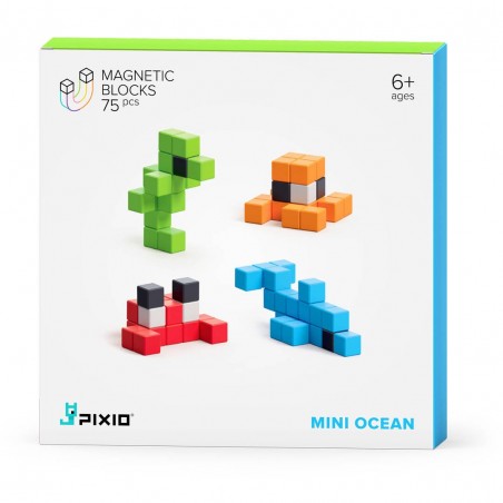 Klocki Magnetyczne 75 el. Story Series Mini Ocean - Pixio