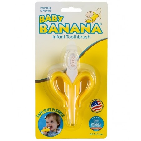 Szczoteczka Treningowa Gryzak Banan Żółty - Baby Banana