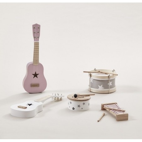 Gitara Dla Dzieci 6 strun różowa - Kids Concept