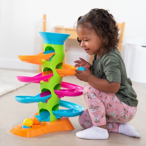 Zakręcona wieża tor dla piłek RollAgain - Fat Brain Toys