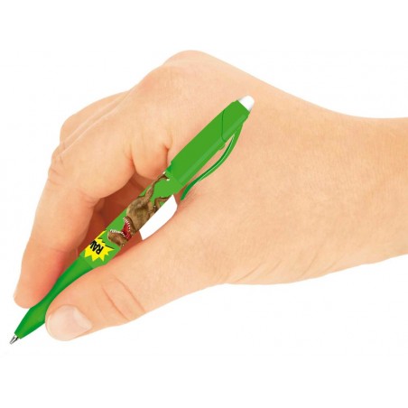 Zmazywalny długopis z Gumką - Dino World