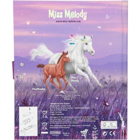 Pamiętnik na Kod z Piosenką Konie - Miss Melody