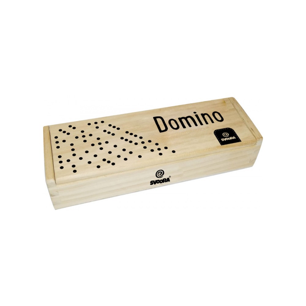 Gra Domino w Drewnianej Skrzyneczce - Svoora