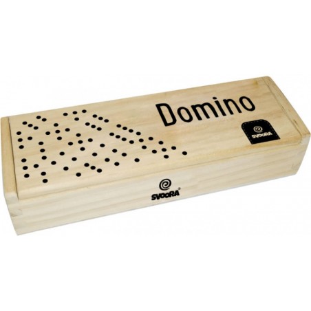 Gra Domino w Drewnianej Skrzyneczce - Svoora