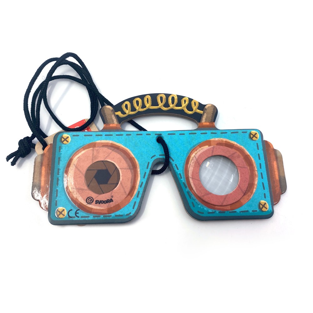 Kalejdoskop Okulary Robota niebieskie - Svoora