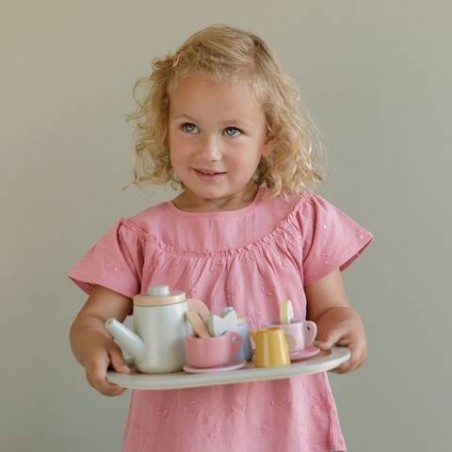 Drewniany zestaw herbaciany Tea set - Little Dutch