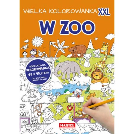 Wielka kolorowanka XXL w Zoo