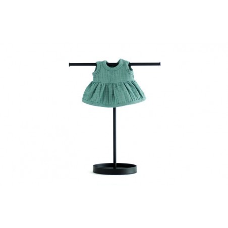 Sukienka Muślinowa Frosty Green do Lalki 21 cm - Miniland