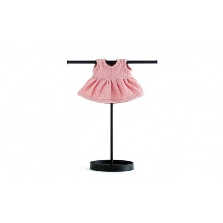 Sukienka Muślinowa Pinky Winky do Lalki 21 cm - Miniland