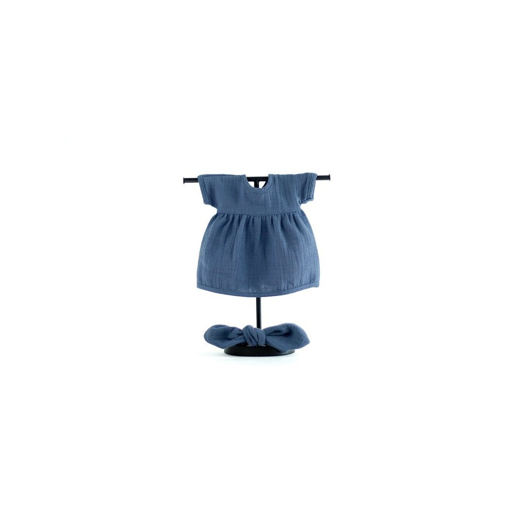 Sukienka i Opaska Pin Up Navy Blue do Lalki 38 cm - Miniland