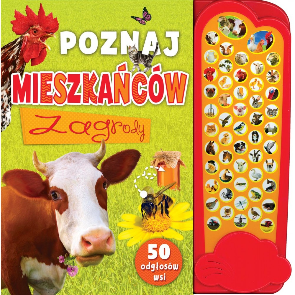 Poznaj mieszkańców zagrody - książka z odgłosami