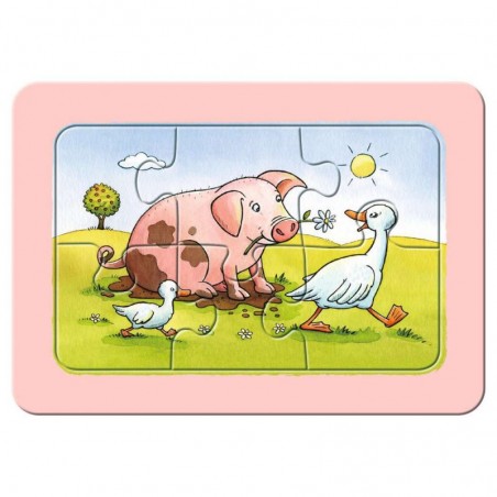 Puzzle w ramce Zwierzęta Wiejskie - Ravensburger