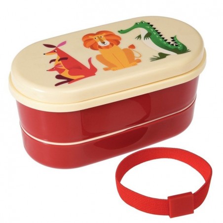 Lunchbox ze Sztućcami Śniadaniówka Zwierzaki - Rex London