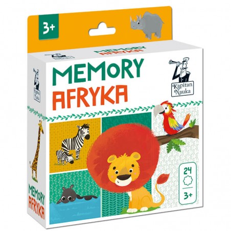 Gra pamięciowa Memory. Afryka - Kapitan Nauka