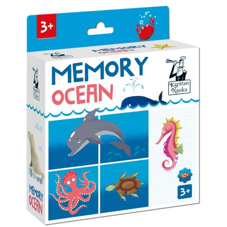 Gra Pamięciowa Memory. Ocean - Kapitan Nauka