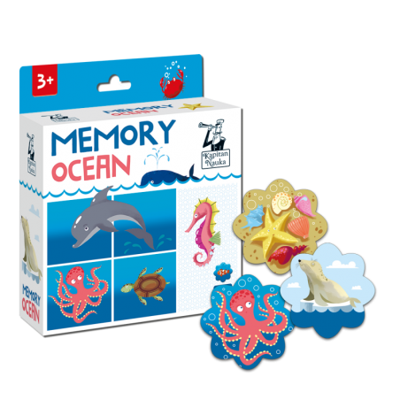 Gra Pamięciowa Memory. Ocean - Kapitan Nauka
