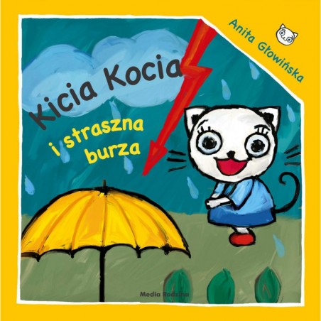 Kicia Kocia i straszna burza - Książeczka dla dzieci