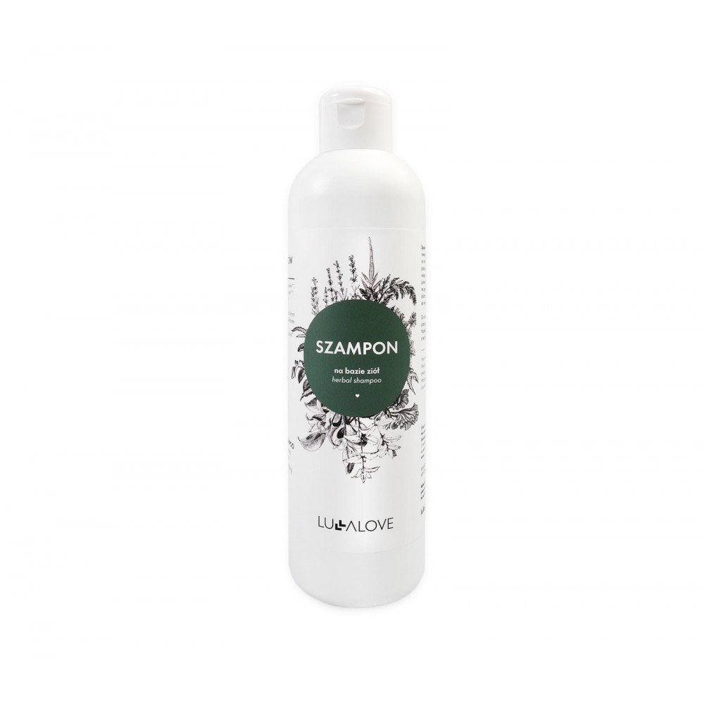 Ziołowy szampon oczyszczający na porost włosów - Lullalove