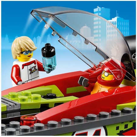 Klocki Lego City Transporter łodzi wyścigowej 60254