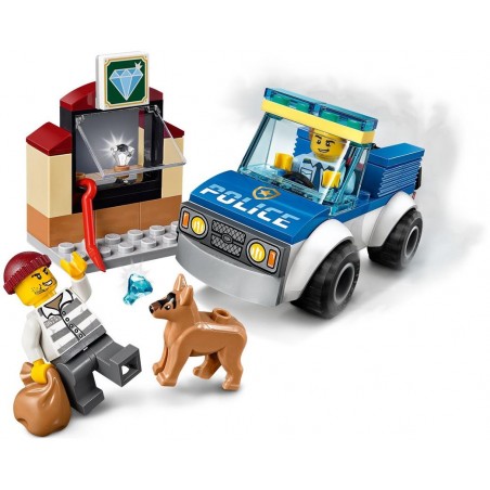 Klocki LEGO City Oddział policyjny z psem 60241