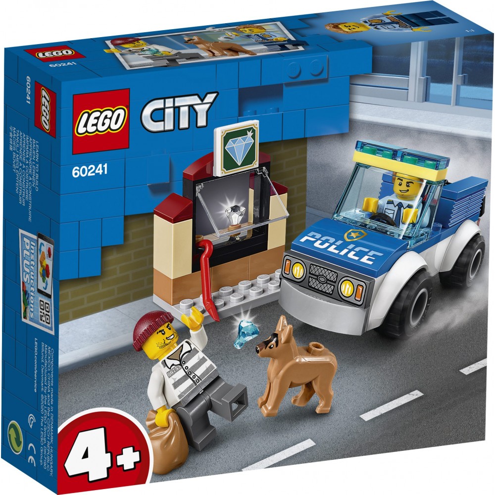 Klocki LEGO City Oddział policyjny z psem 60241